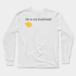 boyfriend couple Long Sleeve T-Shirt